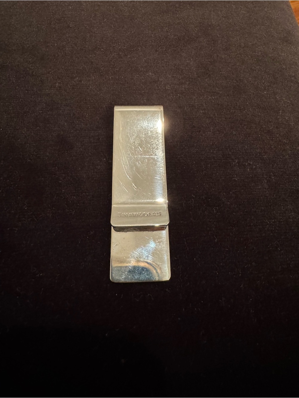 Vintage Luxury Tiffany & Co Sterling Silver 1837 Money Clip